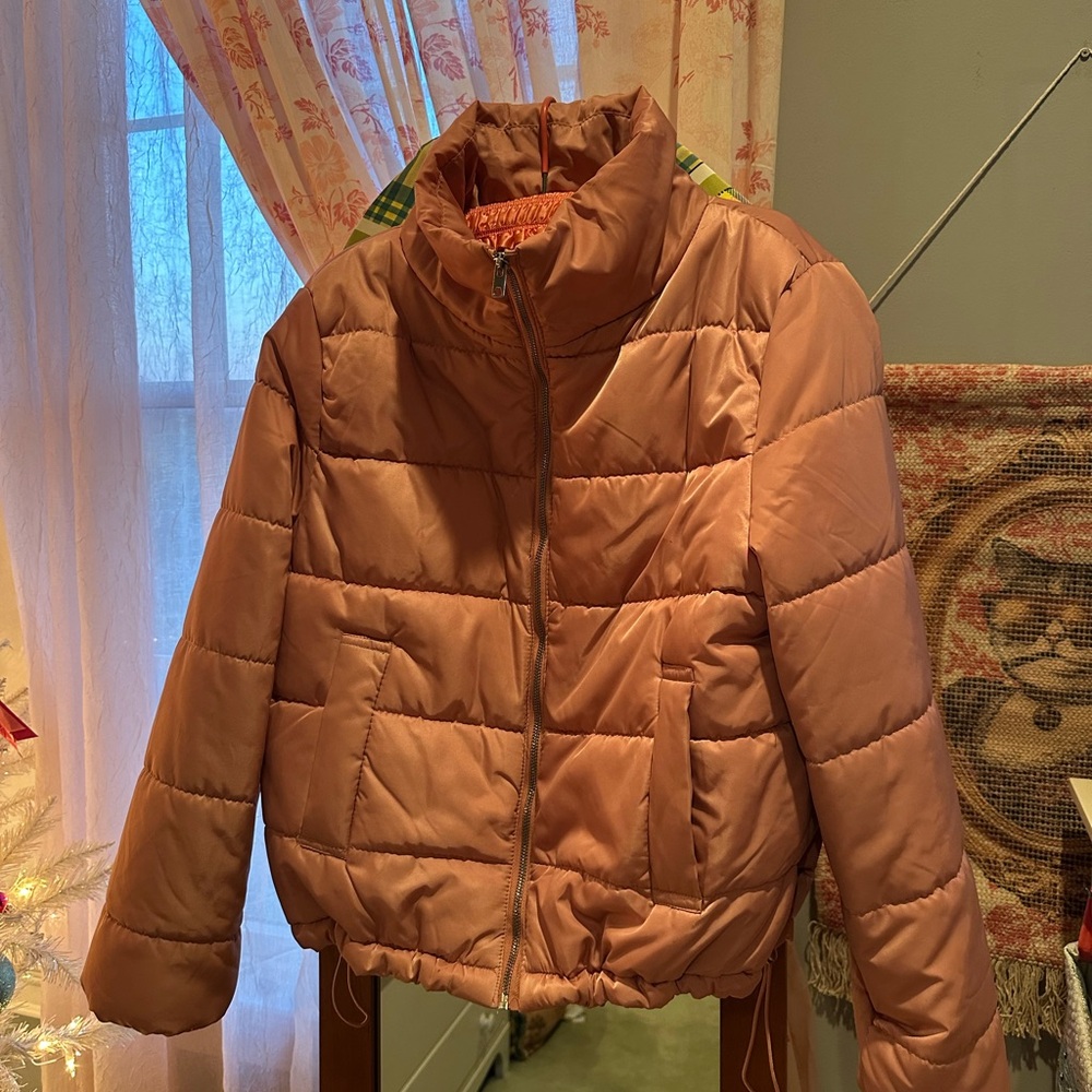 Forever21 Pink Puffer Jacket